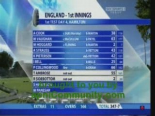 Eng v nz 1st test 2008 day 4 p2 hq