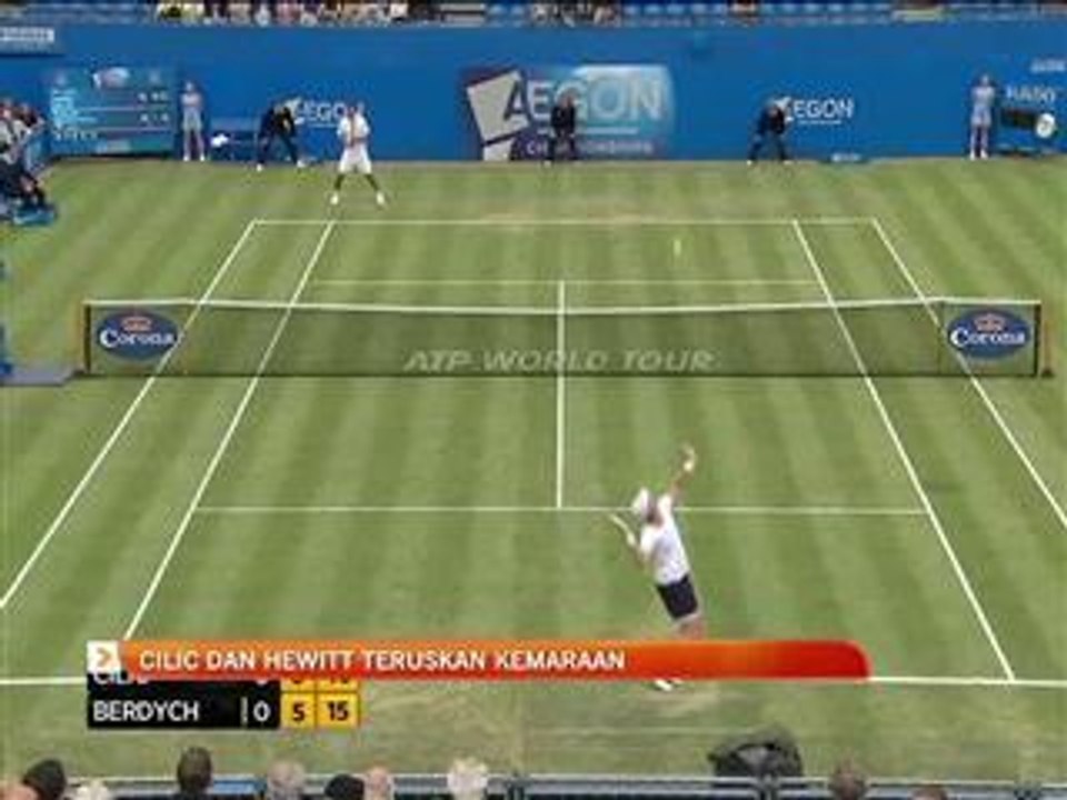 Cilic dan Hewitt teruskan kemaraan