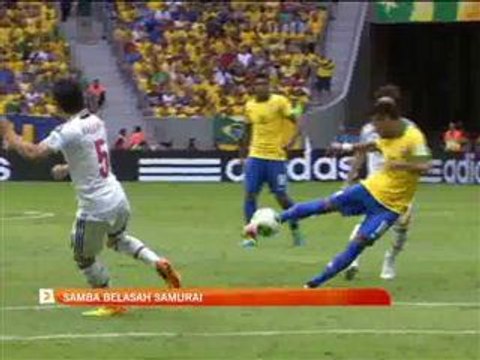 Samba belasah Samurai 3-0