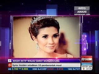 Izreen tetap aktif semasa mengandung