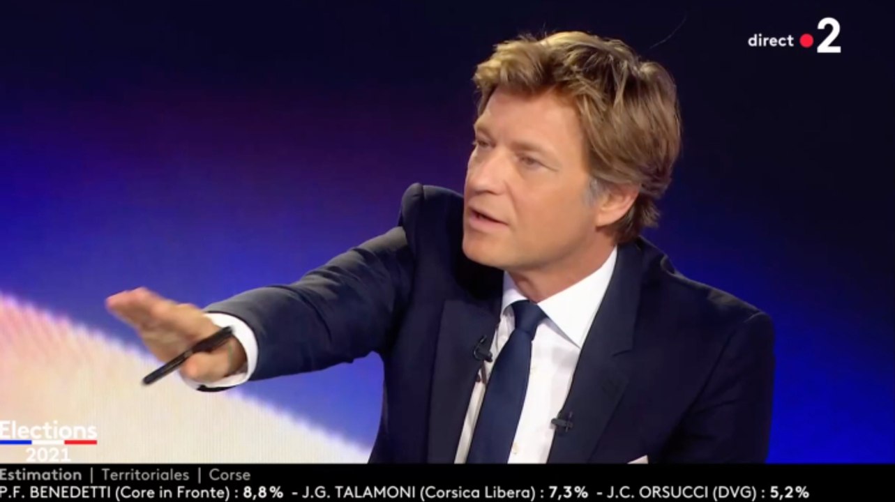 Laurent Delahousse tacle Marlène Schiappa et Olivier Faure