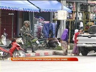 Majoriti penduduk yakin dengan dialog damai