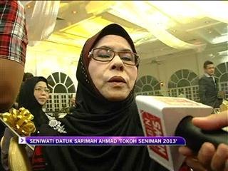 Datuk Sarimah Ahmad 'Tokoh Seniman 2013'