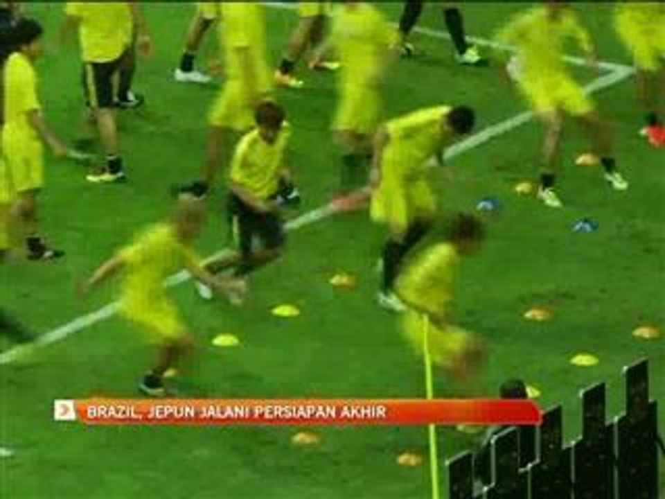 Brazil, Jepun jalani persiapan akhir