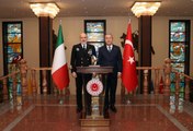 Son dakika haber | Milli Savunma Bakanı Akar, İtalya Genelkurmay Başkanı Dragone'yi kabul etti