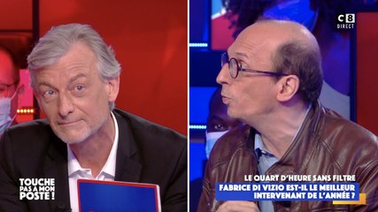 Passe d'armes entre Gilles Verdez et Fabrice Di Vizio pour la dernière de la saison