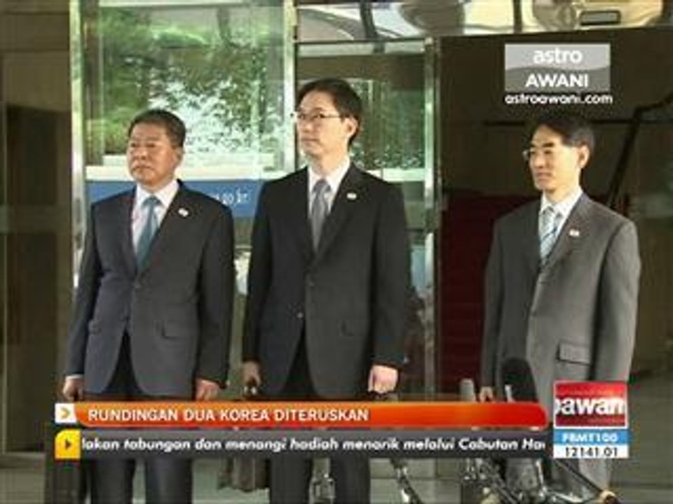 Rundingan dua Korea diteruskan