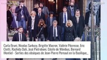 Obsèques de Jean-Pierre Pernaut : Karine Le Marchand et Laurence Ferrari émues à la sortie