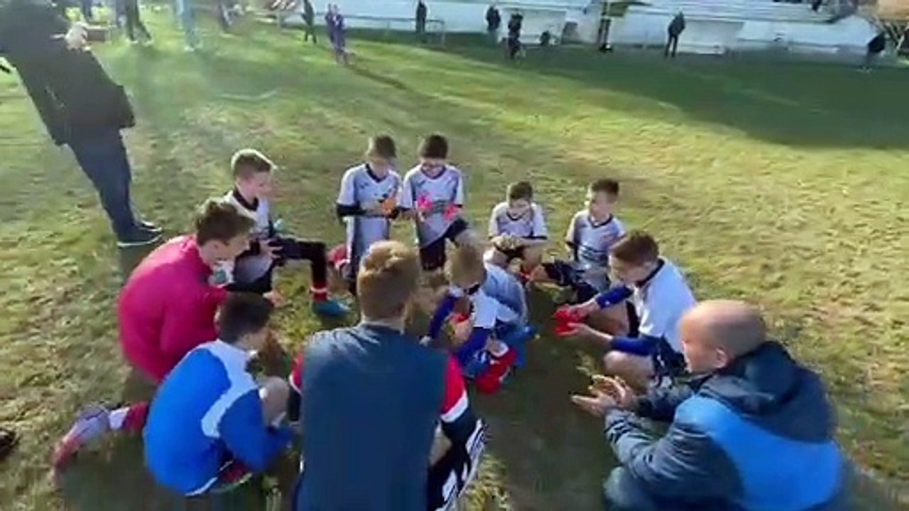 Célébration Qualif en finale ! (3eme tour festival foot U13 le 09/03/2022)