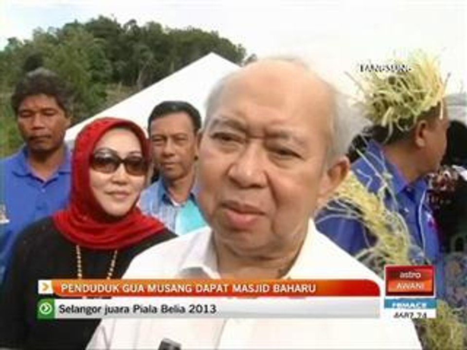 Penduduk Gua Musang dapat masjid baharu