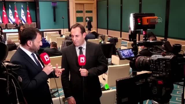 Cumhurbaşkanı Erdoğan: (İsrail Cumhurbaşkanı Herzog) Bu tarihi ziyaretin Türkiye-İsrail ilişkilerinde yeni bir dönüm noktası olacağına inanıyorum