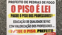PROFESSORES DE PEDRAS DE FOGO REIVINDICAM REAJUSTE DO PISO DE 33,24