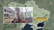 À Marioupol, premières images d'une maternité soufflée par des bombardements