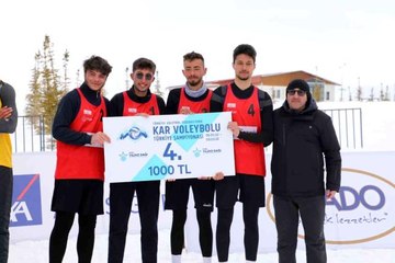 Kar Voleybolu Türkiye Şampiyonası sona erdi