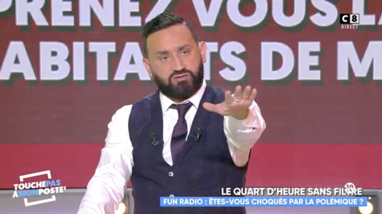 TPMP (C8) : Gilles Verdez lynche Fun Radio, Cyril Hanouna le rappelle à l'ordre