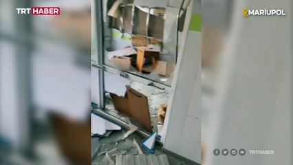 Mariupol'de hastane vuruldu