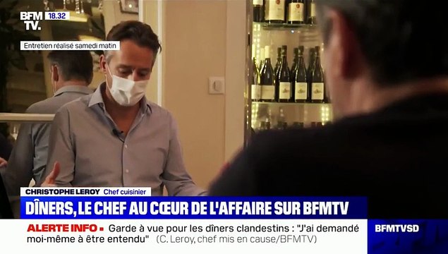 Dîners clandestins : les aveux du chef Christophe Leroy