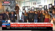 L’hommage des salariés de Canal+ à Philippe Gildas sur CNews