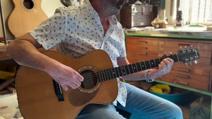 Shoreham man has an artistic musical hobbie