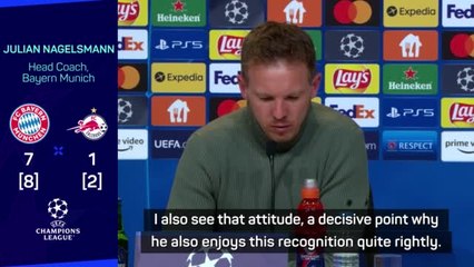 Lewandowski a 'role model' off the pitch - Nagelsmann