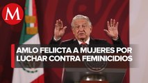 Marchas del 8M transcurrieron “en santa paz” en todo el país: AMLO