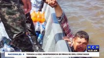 Rescatan a tres ocupantes de pipante en Laguna de Ibans