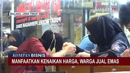 Harga Emas Terdongkrak Naik, Warga Berbondong-Bondong Jual Logam Mulia Investasi Miliknya