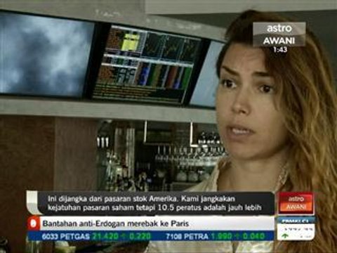 Pasaran saham Turki reda ditengah protes