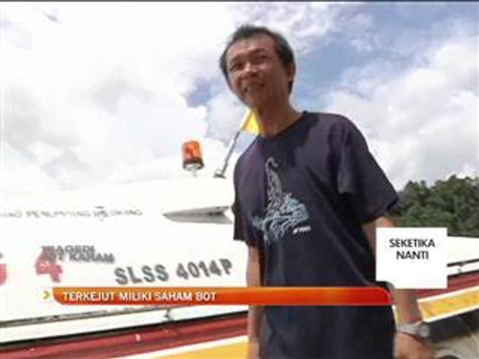 Terkejut miliki saham bot