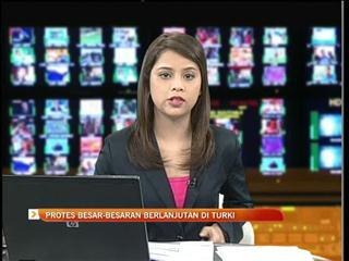 Protes besar-besaran berlanjutan di Turki