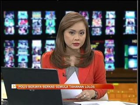 Polis berjaya berkas semula tahanan lolos