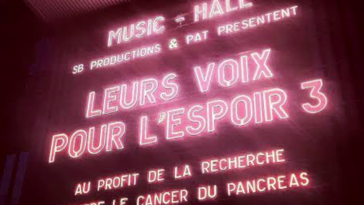 Leurs voix pour l'espoir 3ème édition, - TEASER