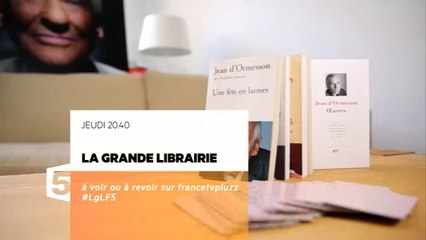 La Grande Librairie - Jean d'Ormesson - 17/09/15