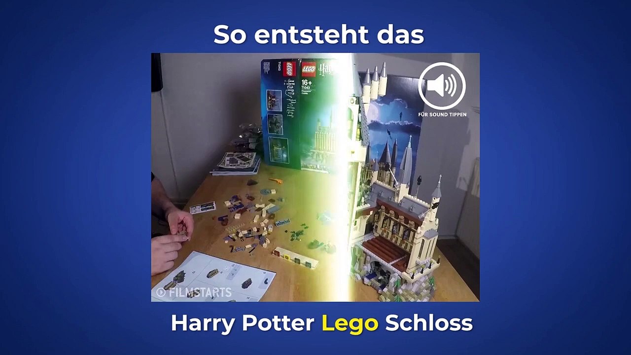 Im Zeitraffer: Wir bauen das LEGO-Set "Schloss Hogwarts" in 15 Stunden auf