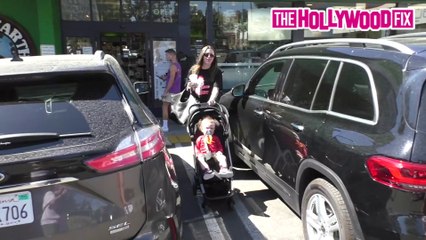 Download Video: Julia Fox Grabs Refreshments With Her Son Valentino After Her Breakup From Kanye West At Earthbar