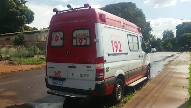 Idoso sofre queda no Bairro Claudete e é socorrido pelo Samu