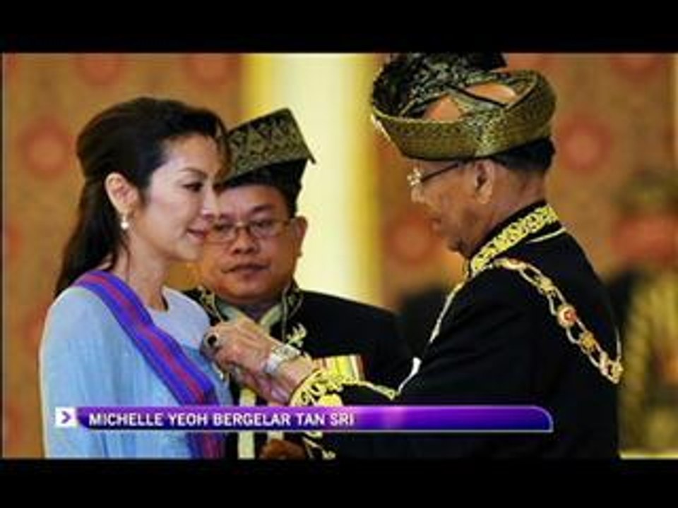 Michelle Yeoh bergelar Tan Sri