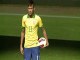 Neymar presents new soccer shoes before leaving to Spain