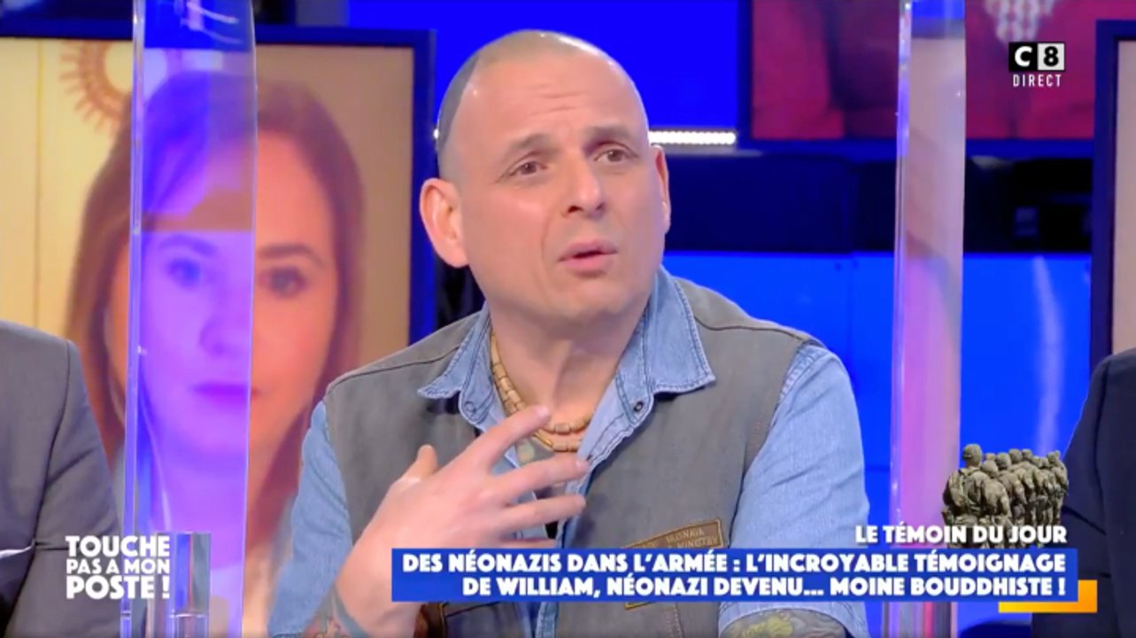 Un néonazi devenu moine raconte son histoire dans "TPMP"