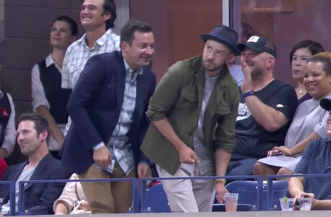 Justin Timberlake et Jimmy Fallon dansent à l'US Open