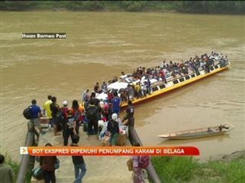 Bot ekspres karam di Belaga