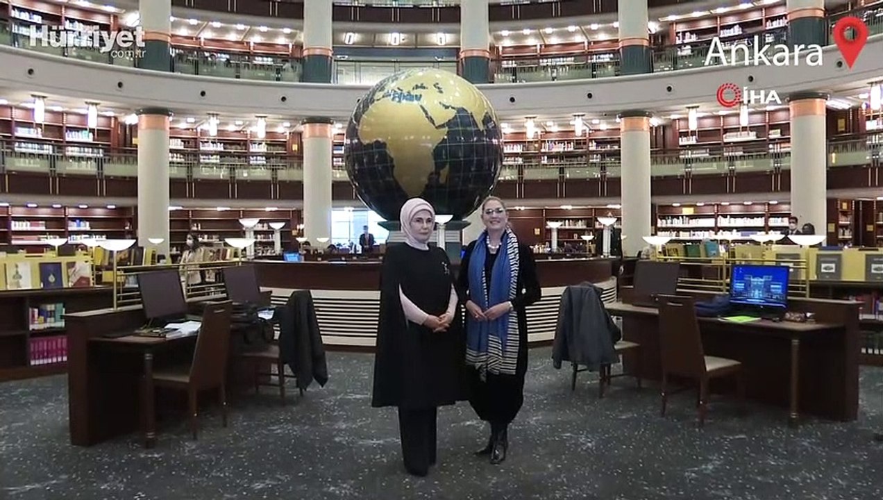 Emine Erdoğan ile Michal Herzog Ankara’da sergi açılışı yaptı