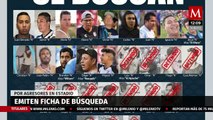 Emiten ficha de búsqueda para detener a agresores de riña en estadio de Querétaro