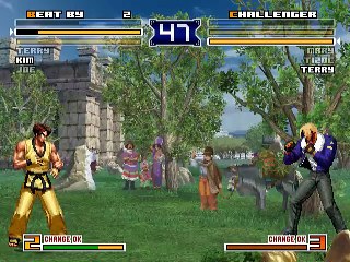 The King of Fighters 2003 online multiplayer - ps2