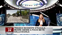 Tragico incidente stradale, muore 34enne a pochi metri dalla scuola