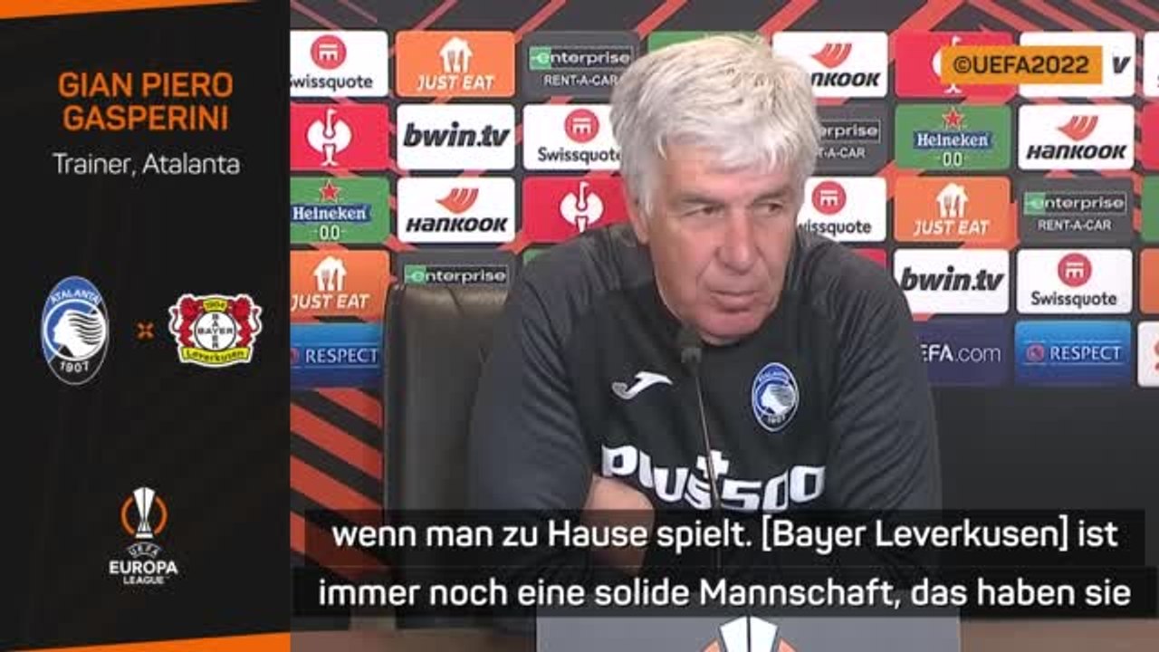 Gasperini warnt vor B04: 'Eine solide Mannschaft'