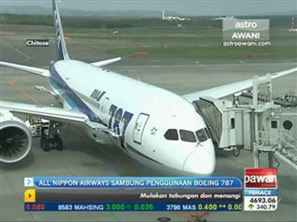 All Nippon Airways sambung penggunaan Boeing 787