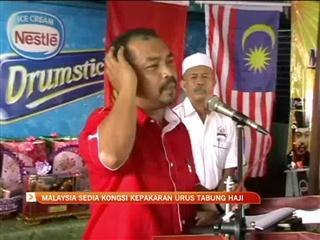 Malaysia sedia kongsi urus Tabung Haji