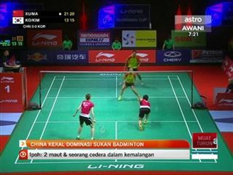 China kekal dominasi sukan badminton
