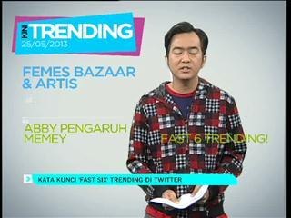 Kata kunci 'Fast Six' trending di Twitter